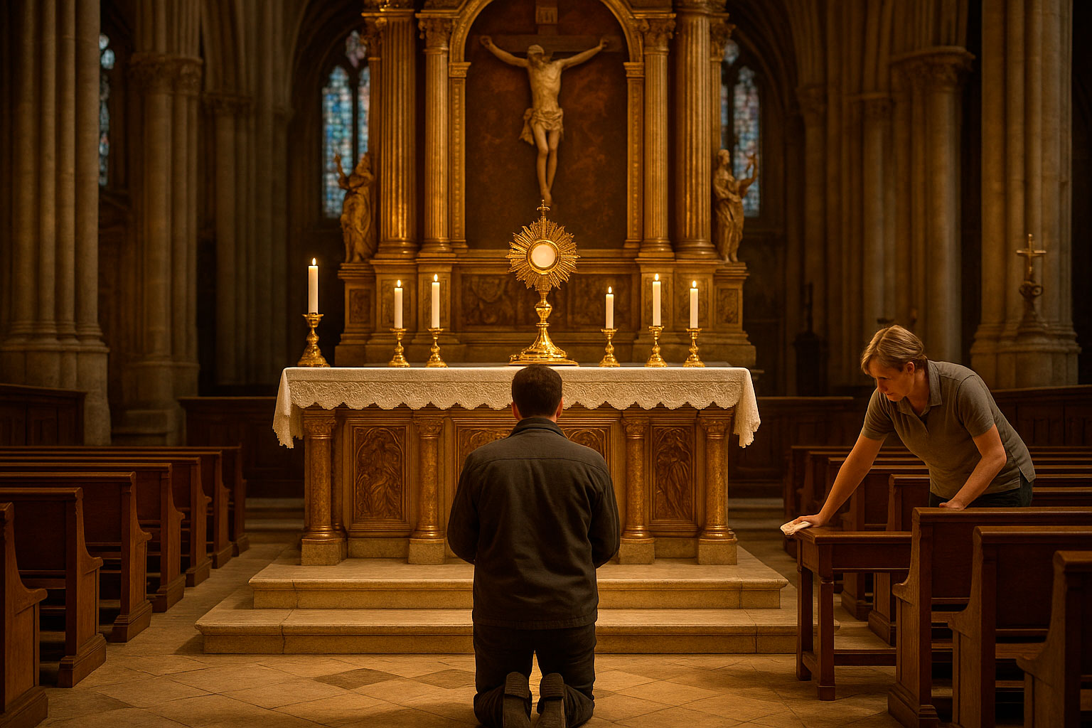 Adoração na Catedral